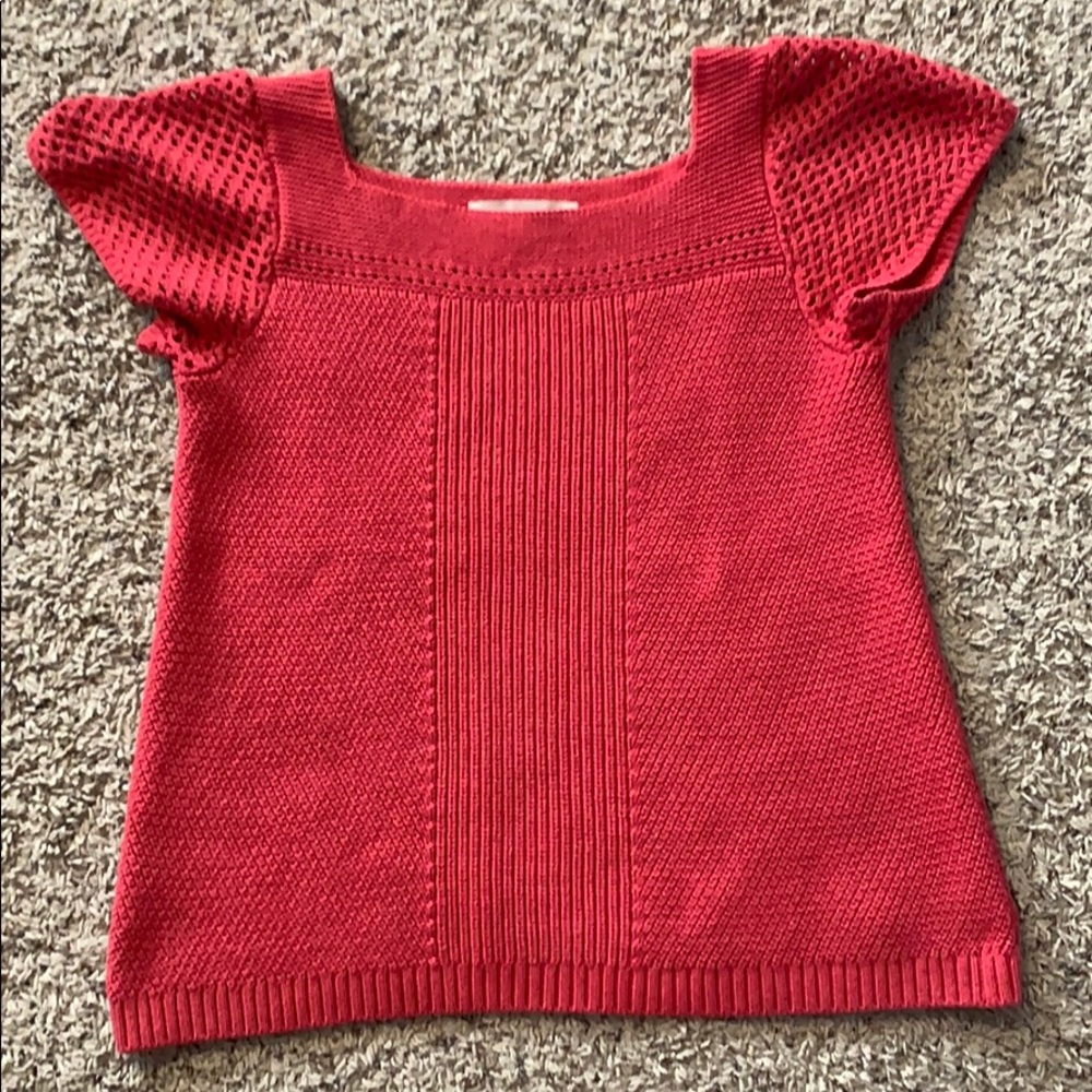 Loft short sleeve sweater